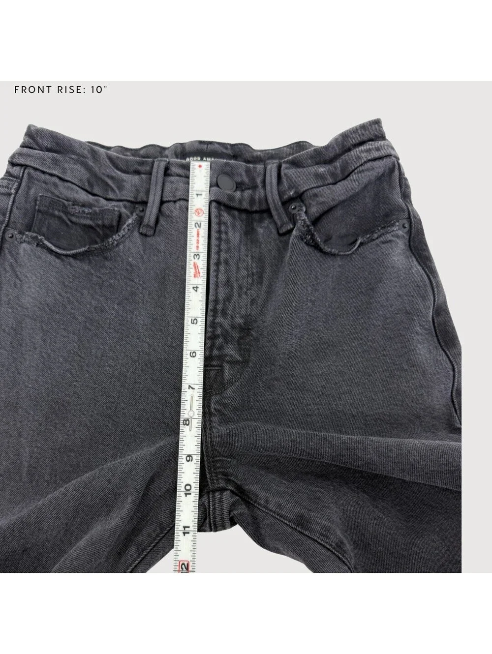 Good American Good Classic Boot Jeans Black 25